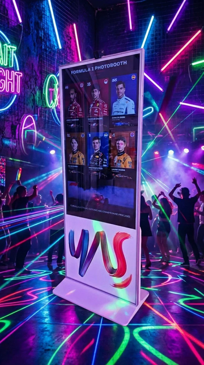 Lumina AI Photobooth Setup Menu